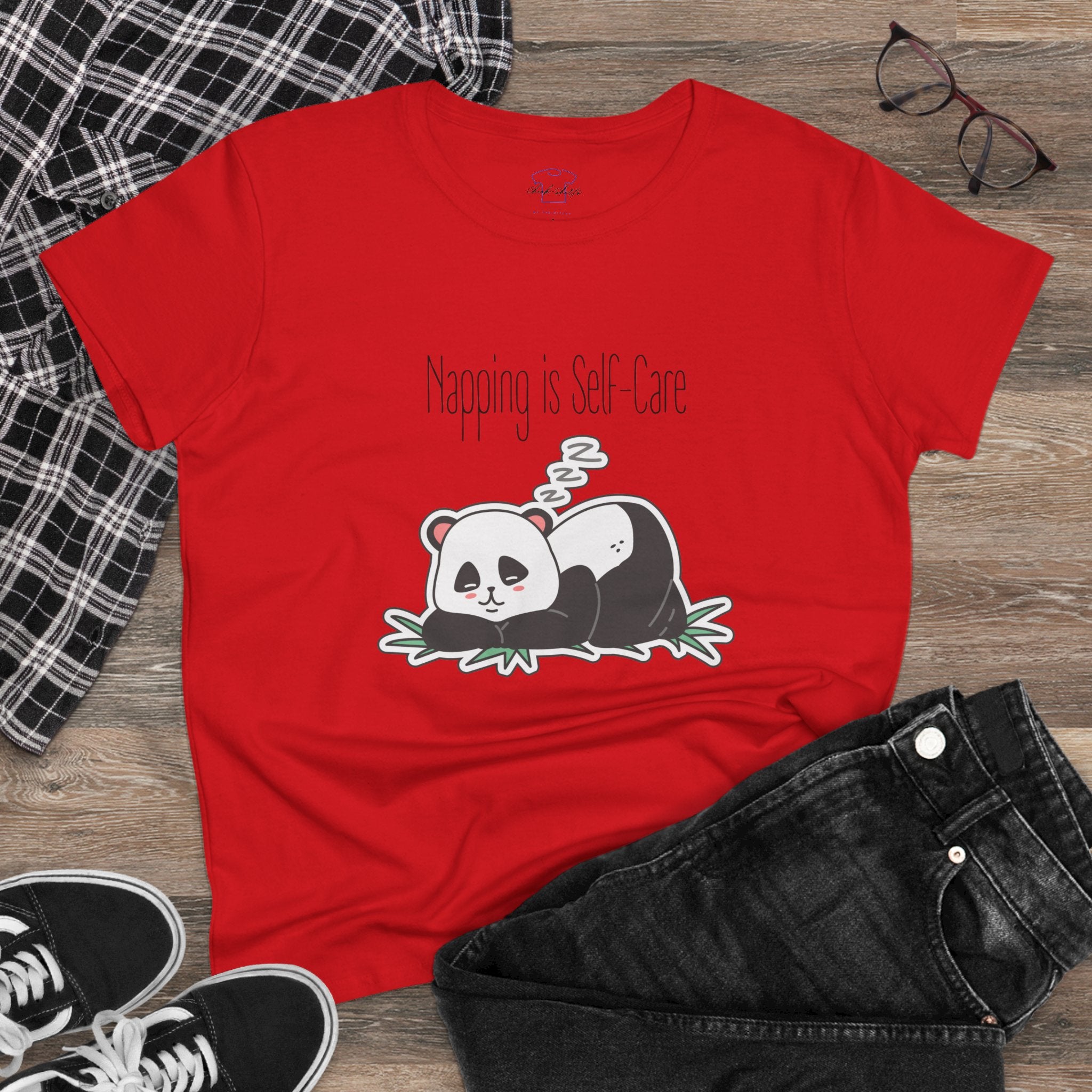 Chick-Shirts ~ Napping is Self-Care Women's Tee