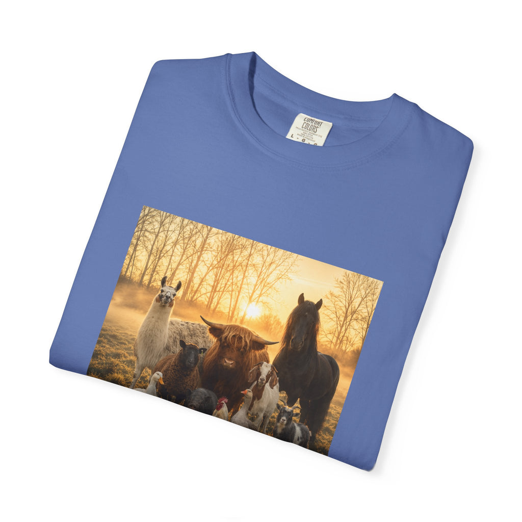 Chick-Shirts ~ 'The Usual Suspects' Farm Animals T-Shirt