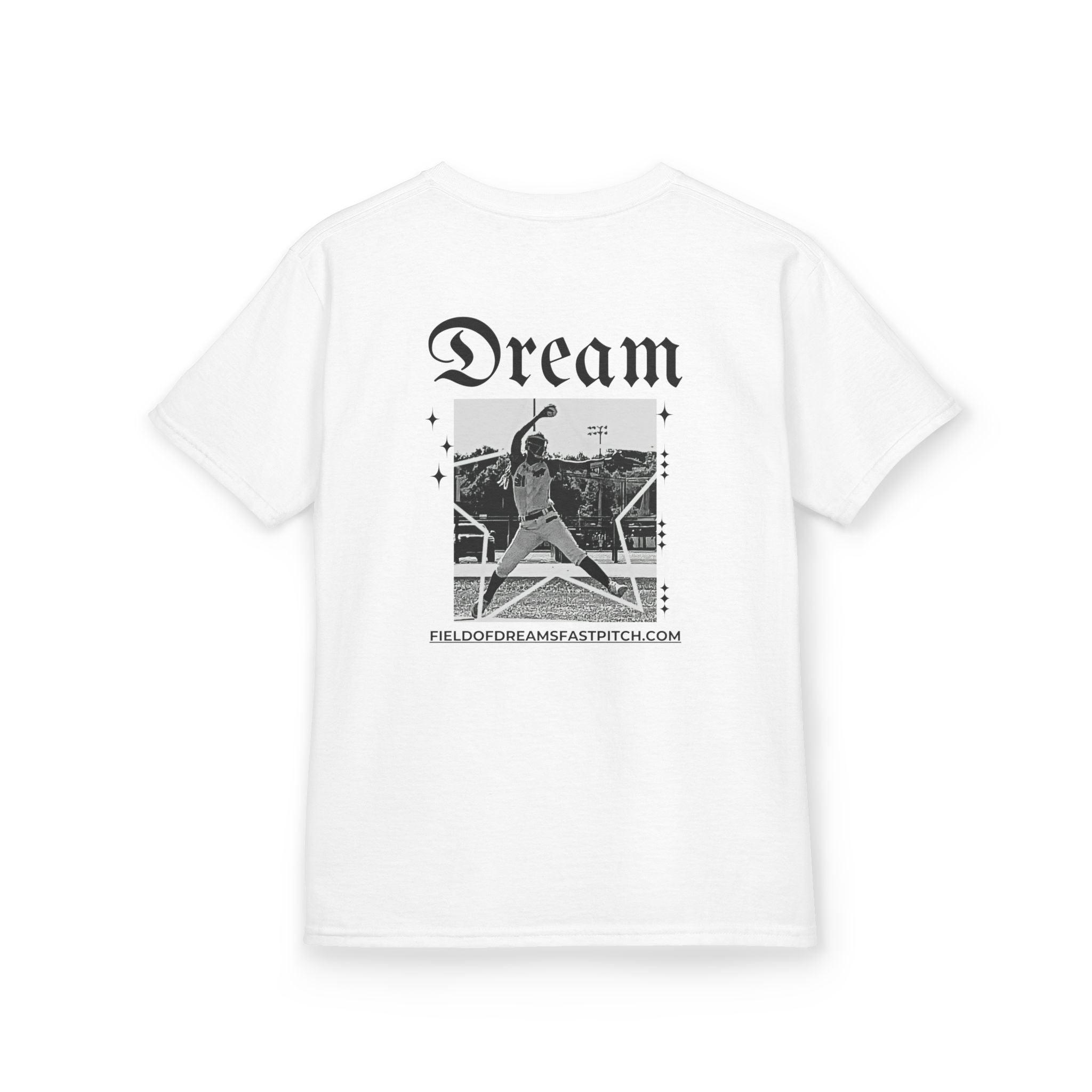Chick-Shirts ~ Field of Dreams Fast Pitch YOUTH Sports Tee