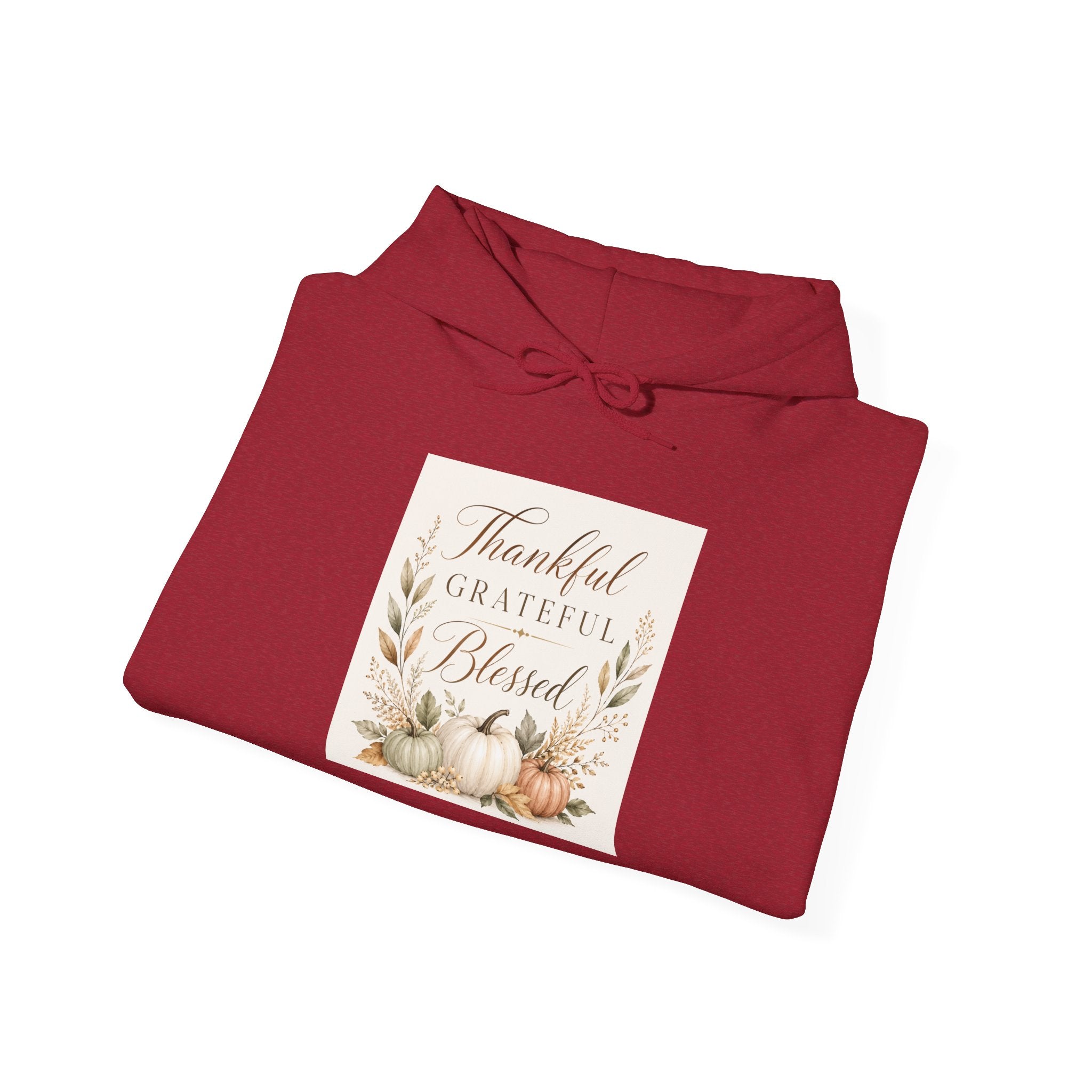 Chick-Shirts ~ Thankful Grateful Blessed Hoodie