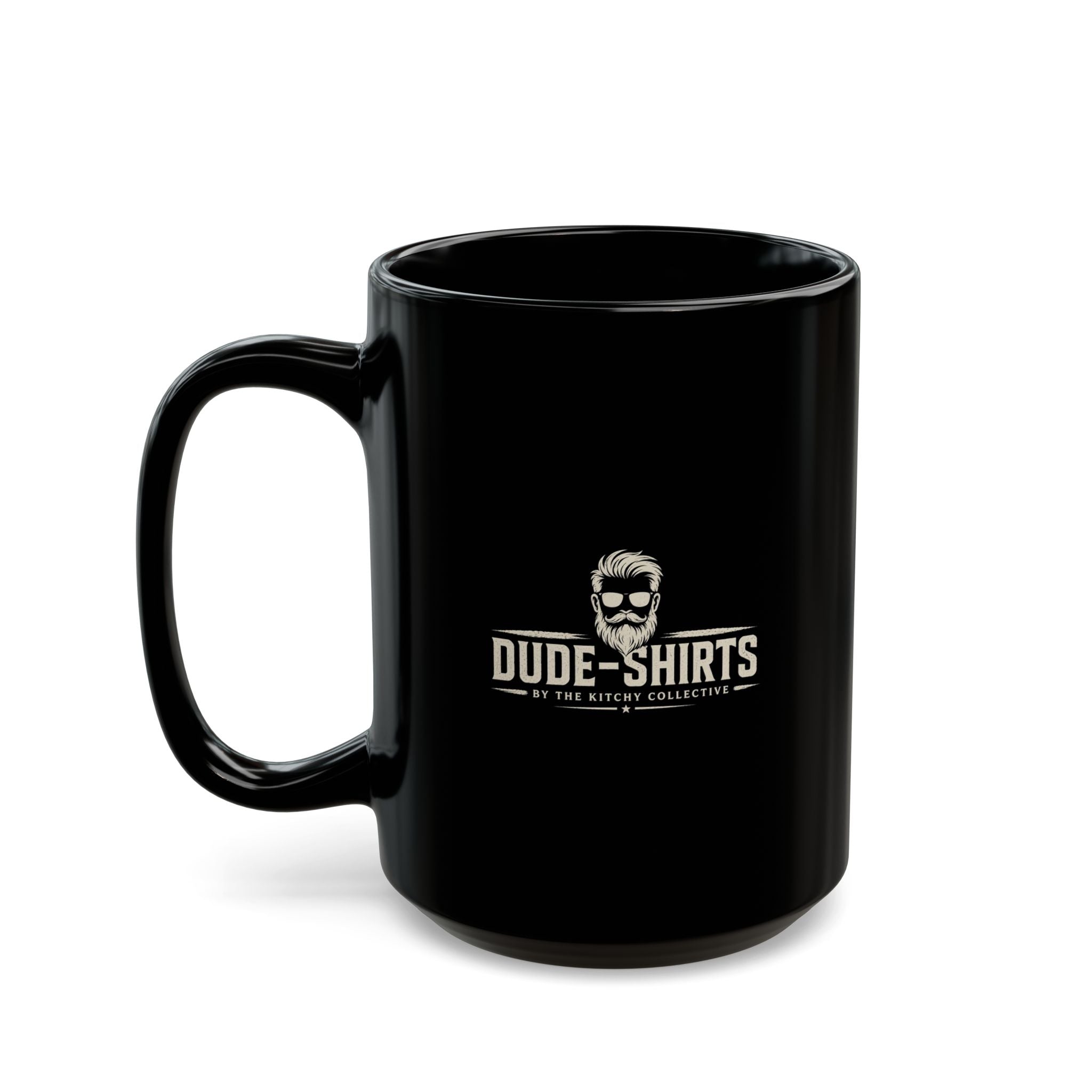 Lil-Mugs — Dude-Shirts Logo Black Ceramic Mug (11oz & 15oz)