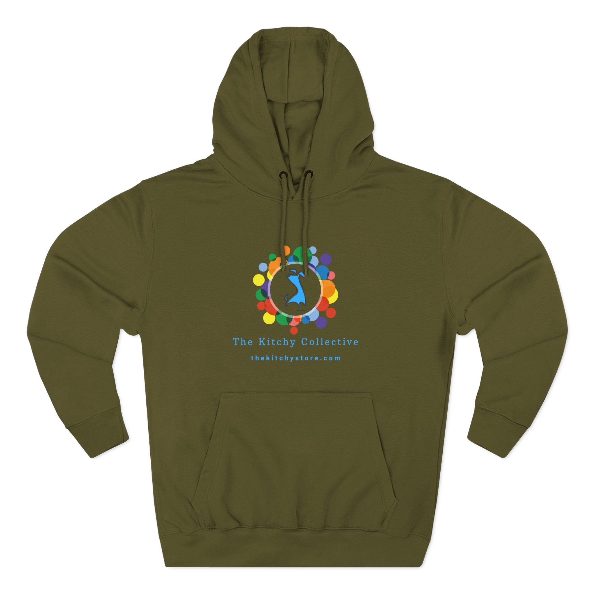 Dude-Shirts ~ THE KITCHY Fleece Pull-over Hoodie with Kangaroo Pocket