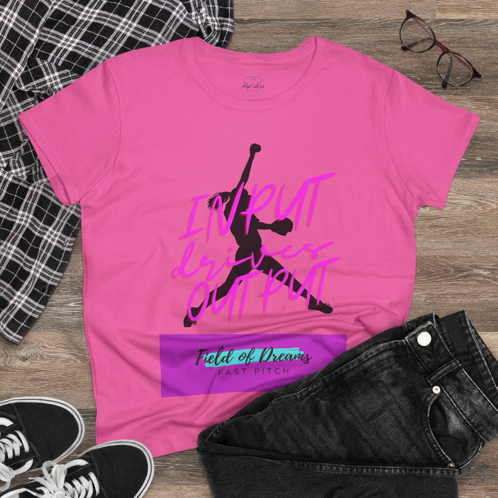 Chick-Shirts ~ Field of Dreams INPUT DRIVES OUTPUT Tee