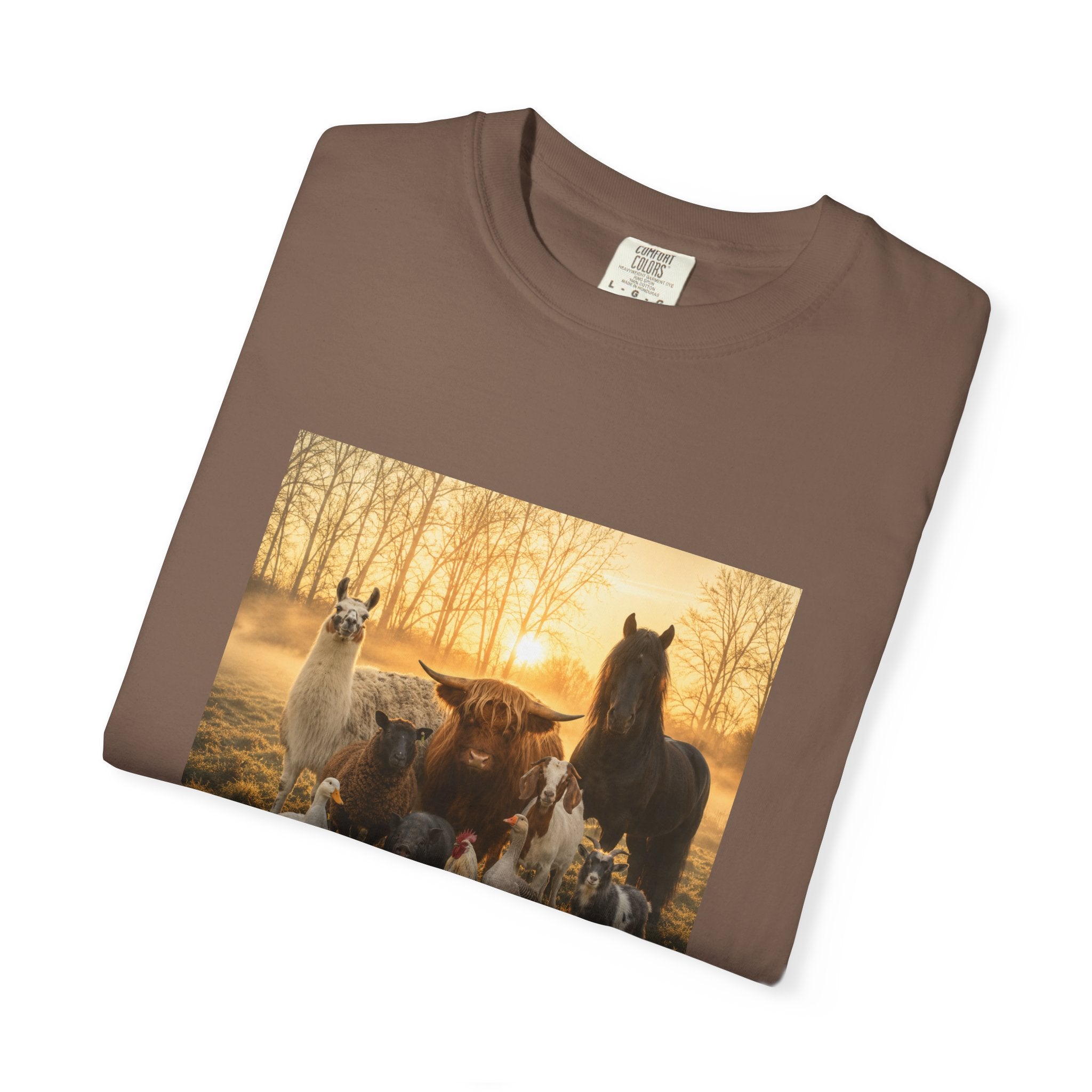 Chick-Shirts ~ 'The Usual Suspects' Farm Animals T-Shirt