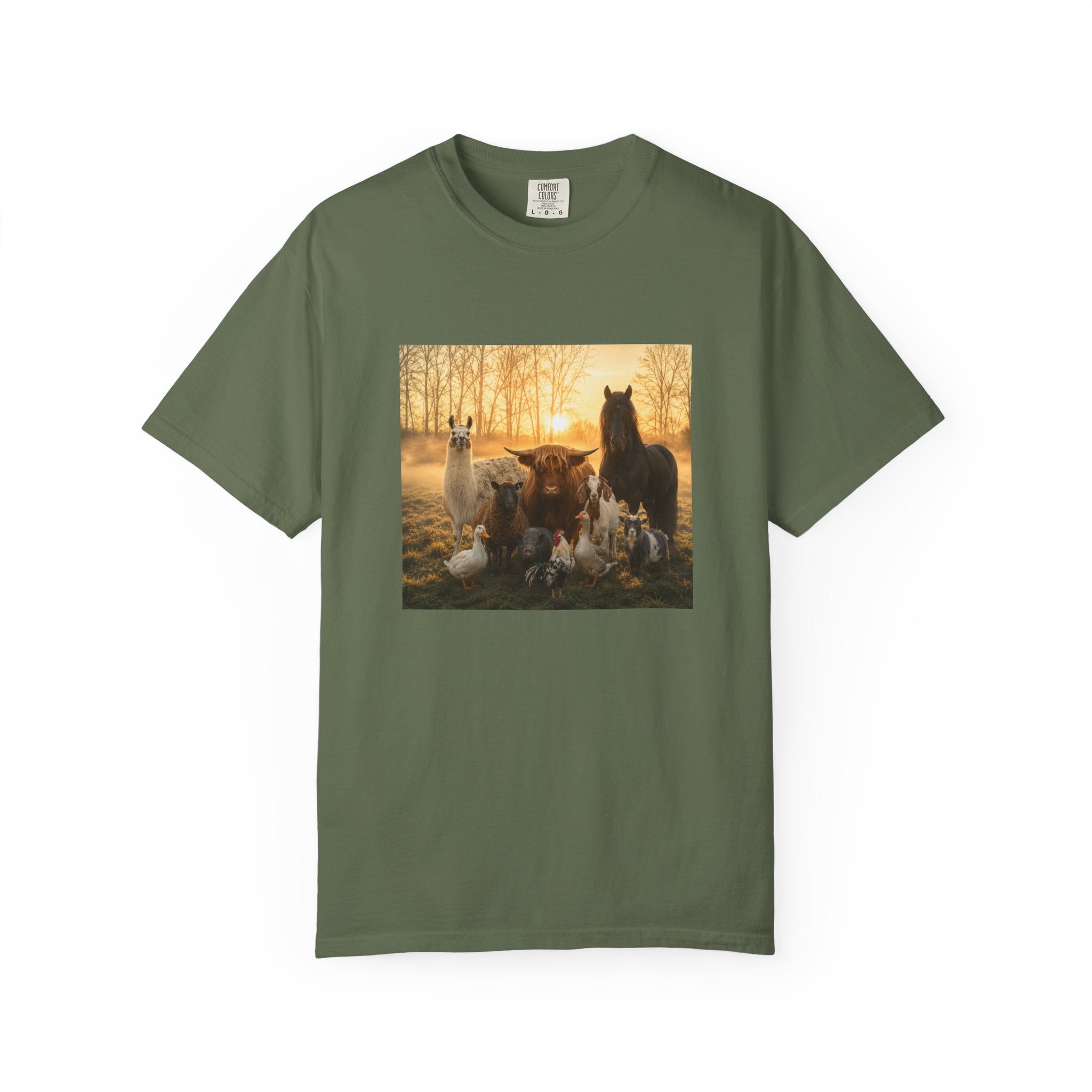 Chick-Shirts ~ 'The Usual Suspects' Farm Animals T-Shirt