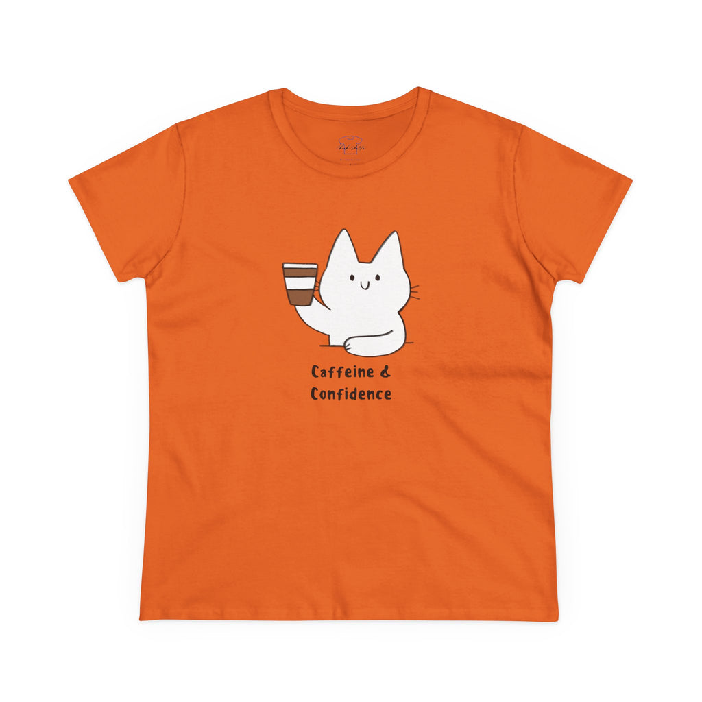 Chick-Shirts ~ Caffeine & Confidence -Women's Tee