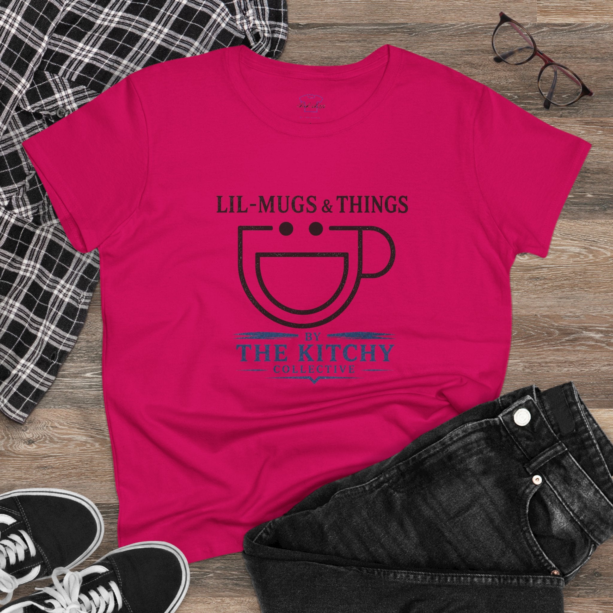 Chick-Shirts ~ Lil-Mugs & Things LOGO Women's Tee