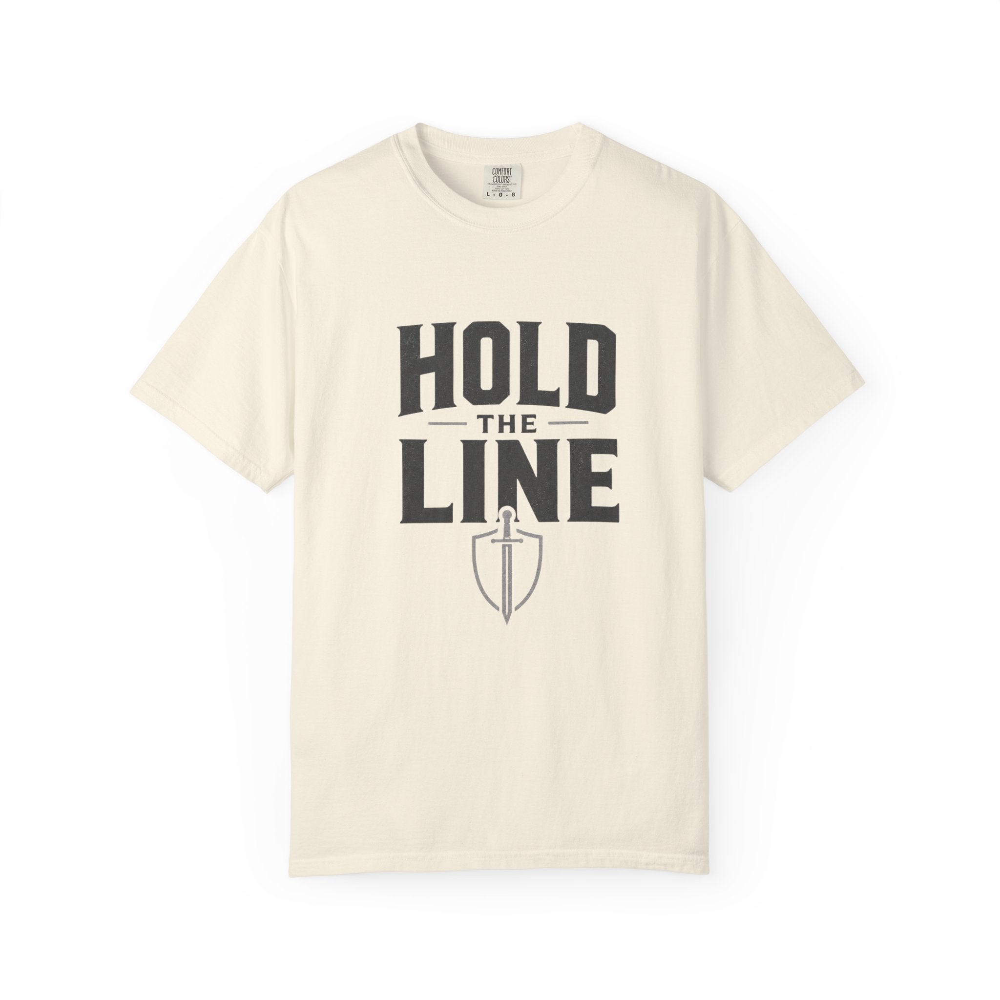Dude-Shirts ~ Hold The Line Graphic Tee