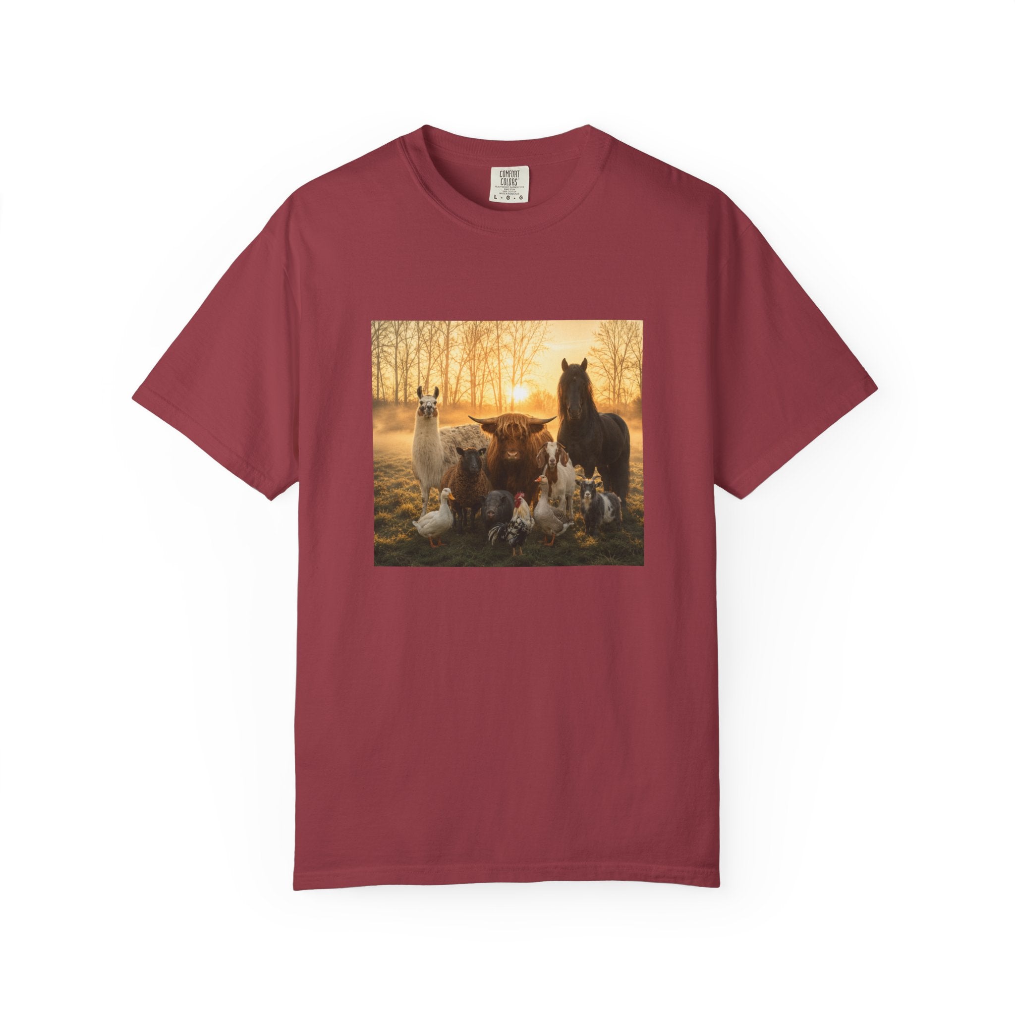 Chick-Shirts ~ 'The Usual Suspects' Farm Animals T-Shirt