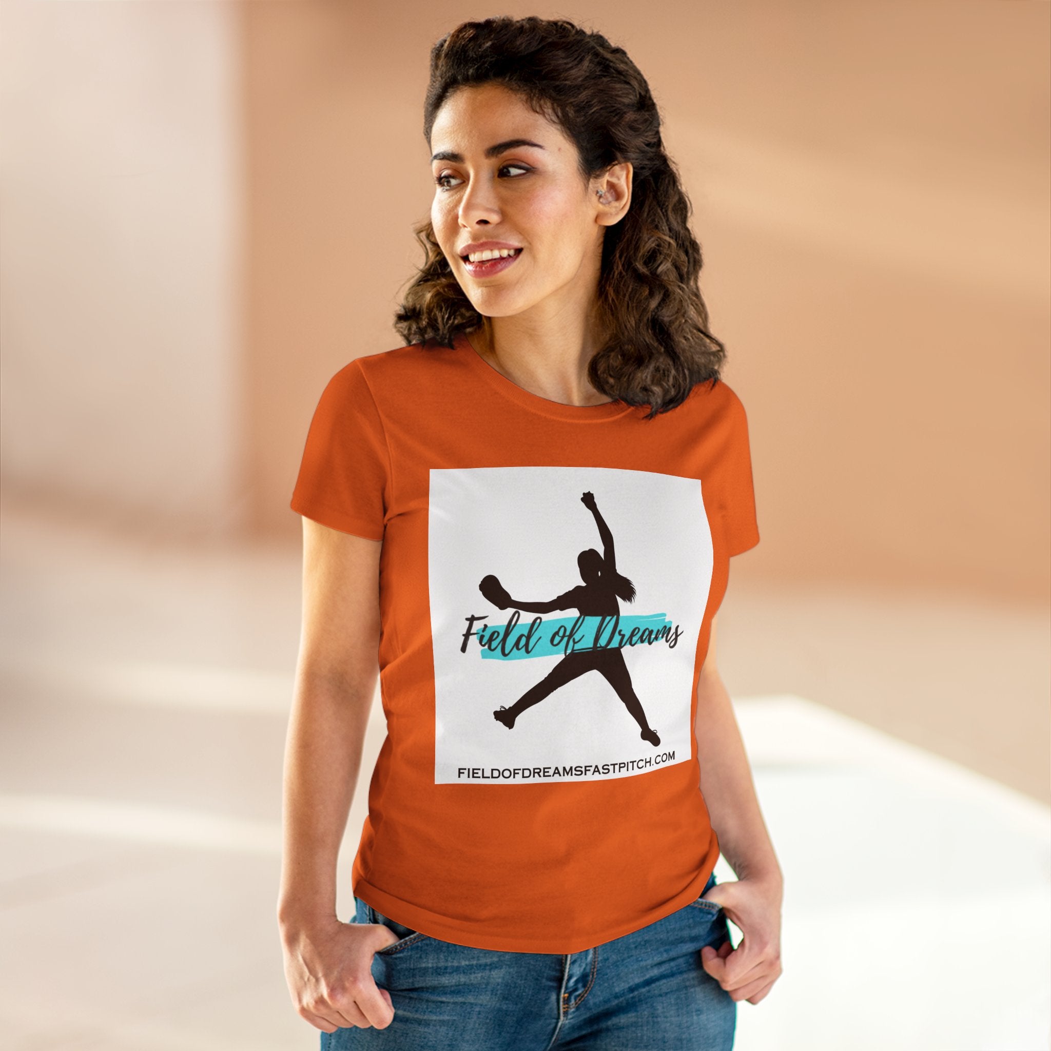 Chick-Shirts ~ Field Of Dreams Fastpitch Tee