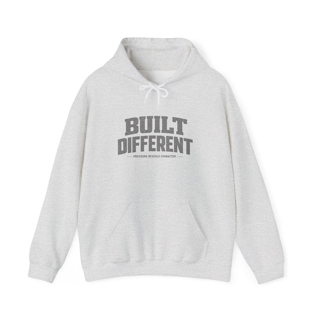 Dude-Shirts ~ Built Different  — Athletic Pullover Hoodie