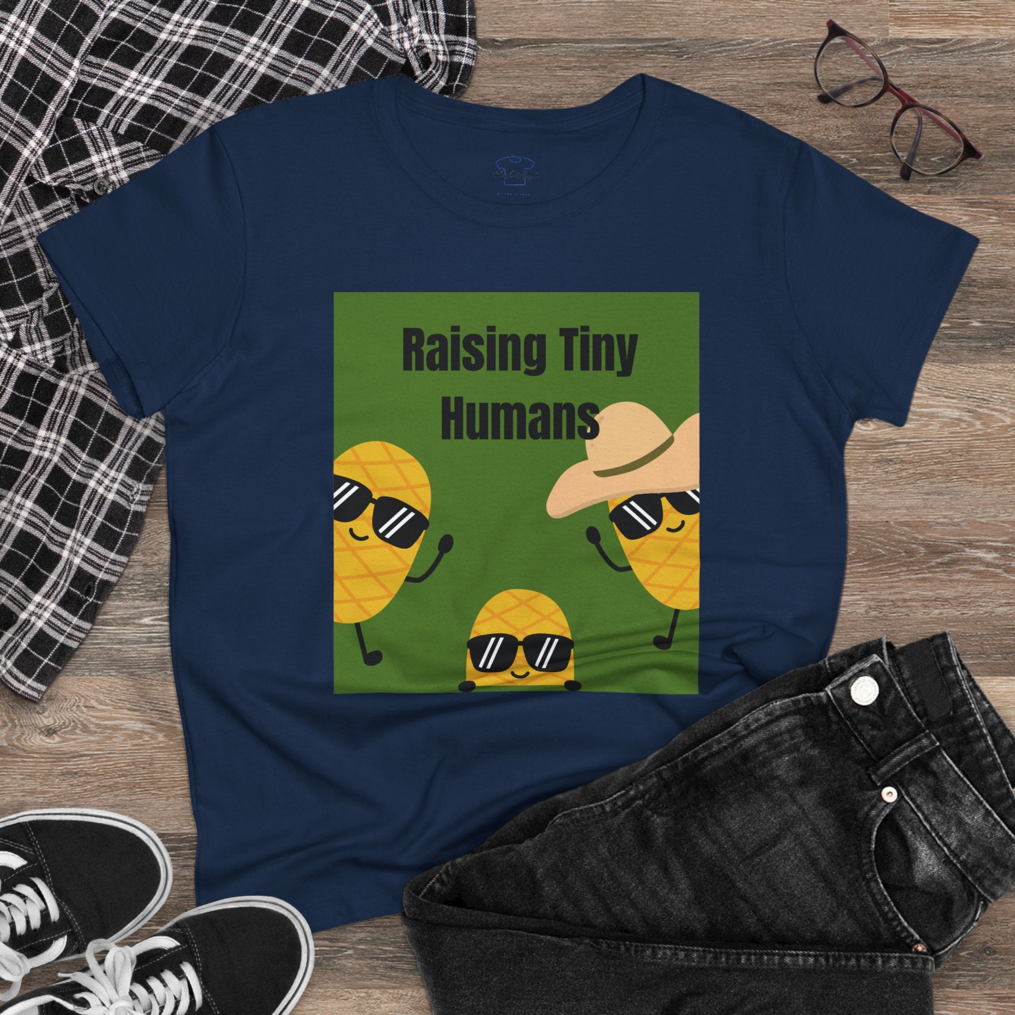 Chick-Shirts ~ Raising Tiny Humans Women's Tee