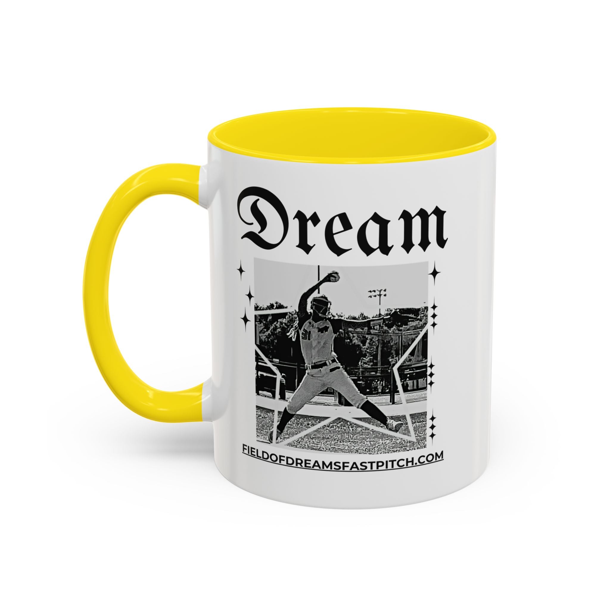 Lil-Mugs ~ Field of Dreams Fast Pitch Coffee Mug  11oz or 15oz Ceramic Coffee Cup