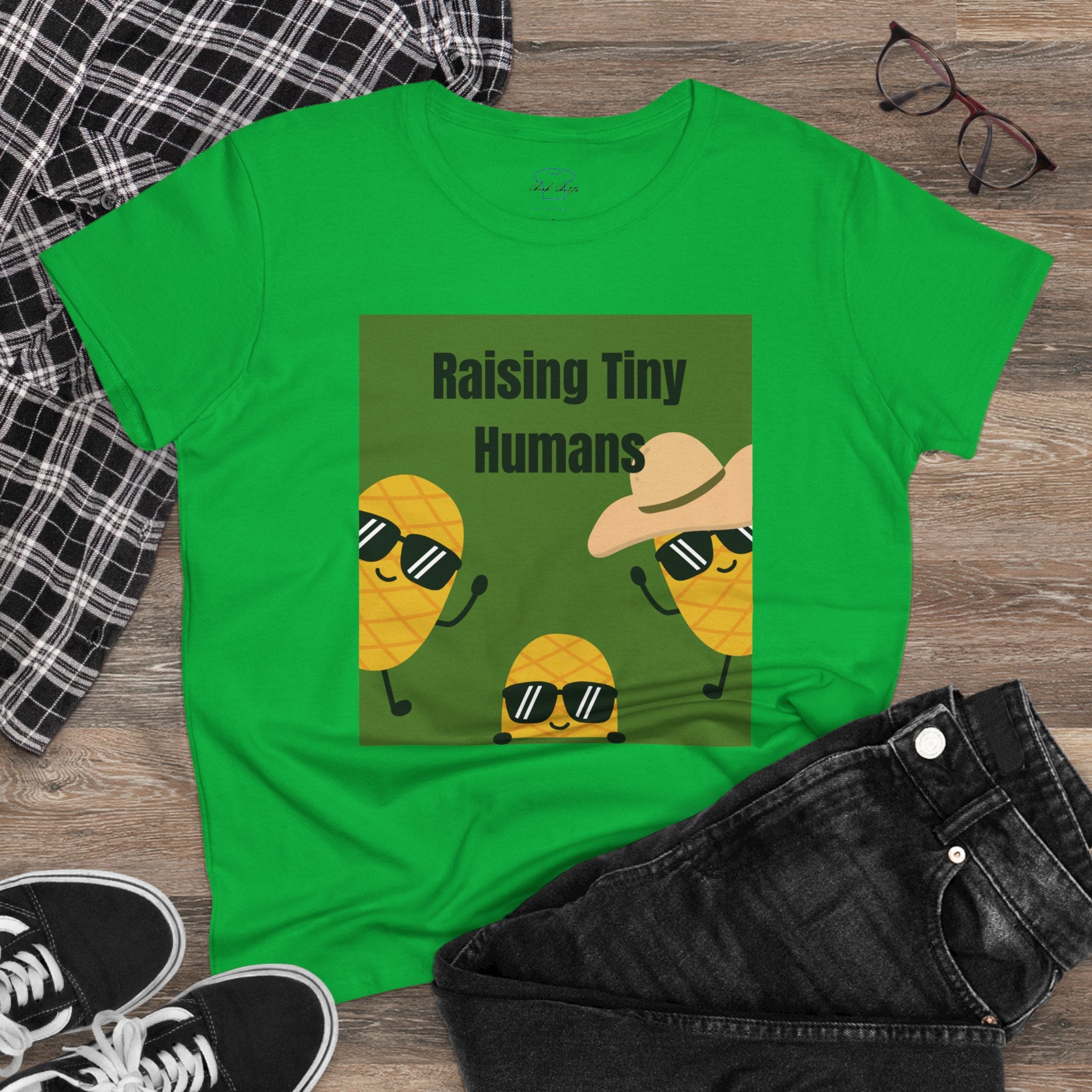 Chick-Shirts ~ Raising Tiny Humans Women's Tee
