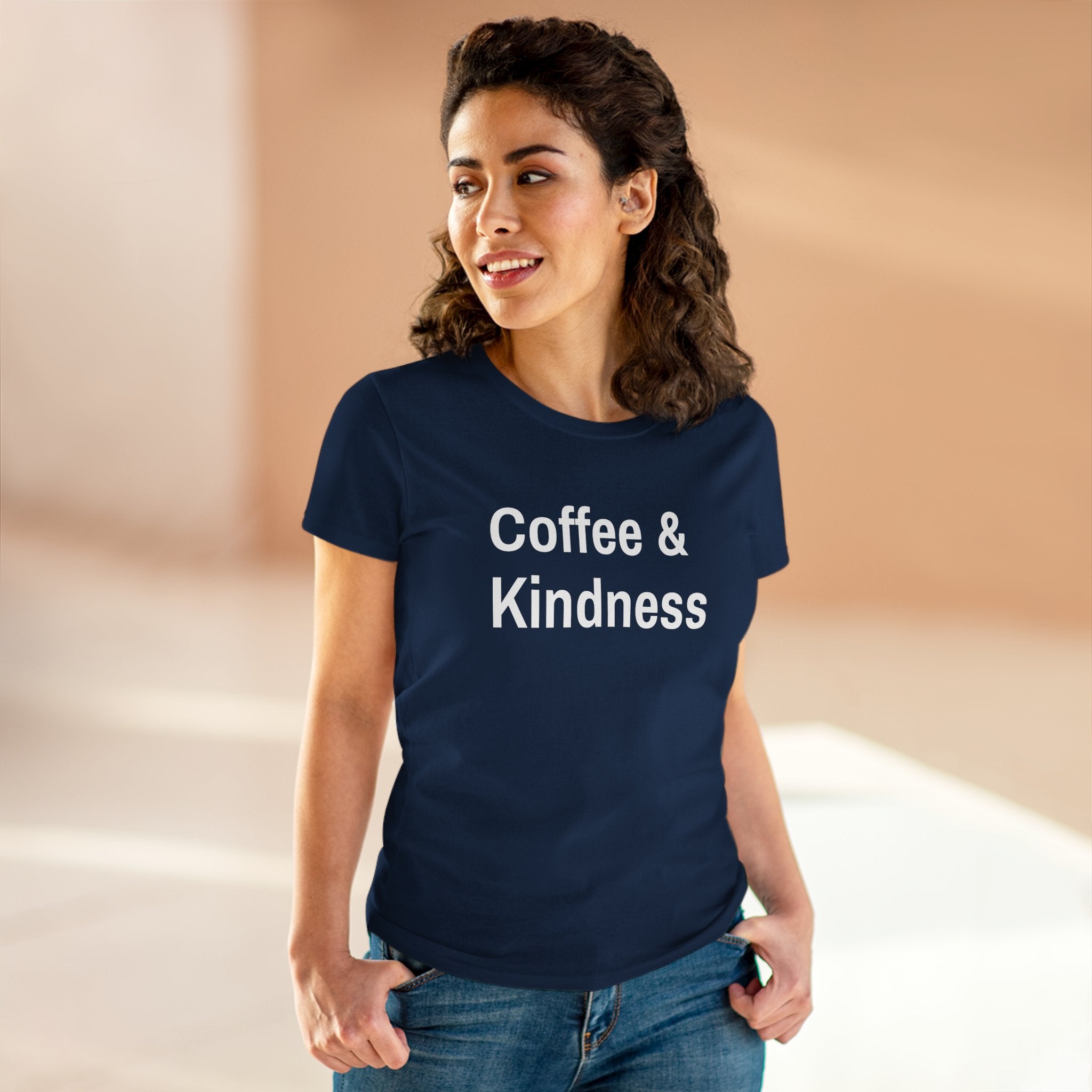 Chick-Shirts ~ Coffee & Kindness Women's Tee