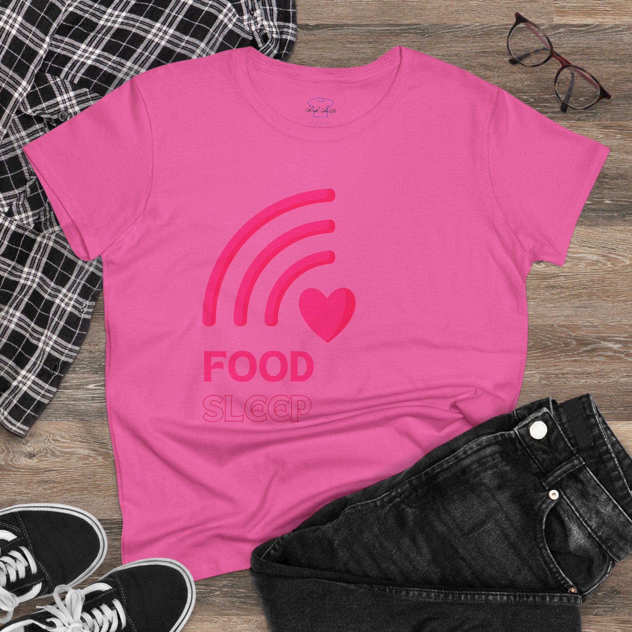 Chick-Shirts ~ WIFI, FOOD, SLEEP Women's Tee