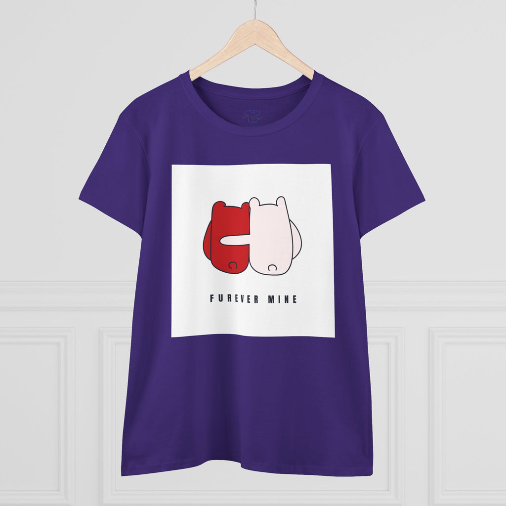 Furever Mine ~ Women's Midweight Cotton Tee