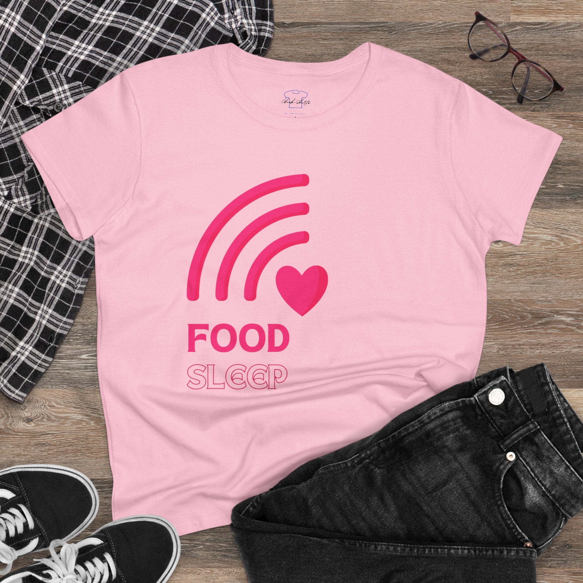 Chick-Shirts ~ WIFI, FOOD, SLEEP Women's Tee