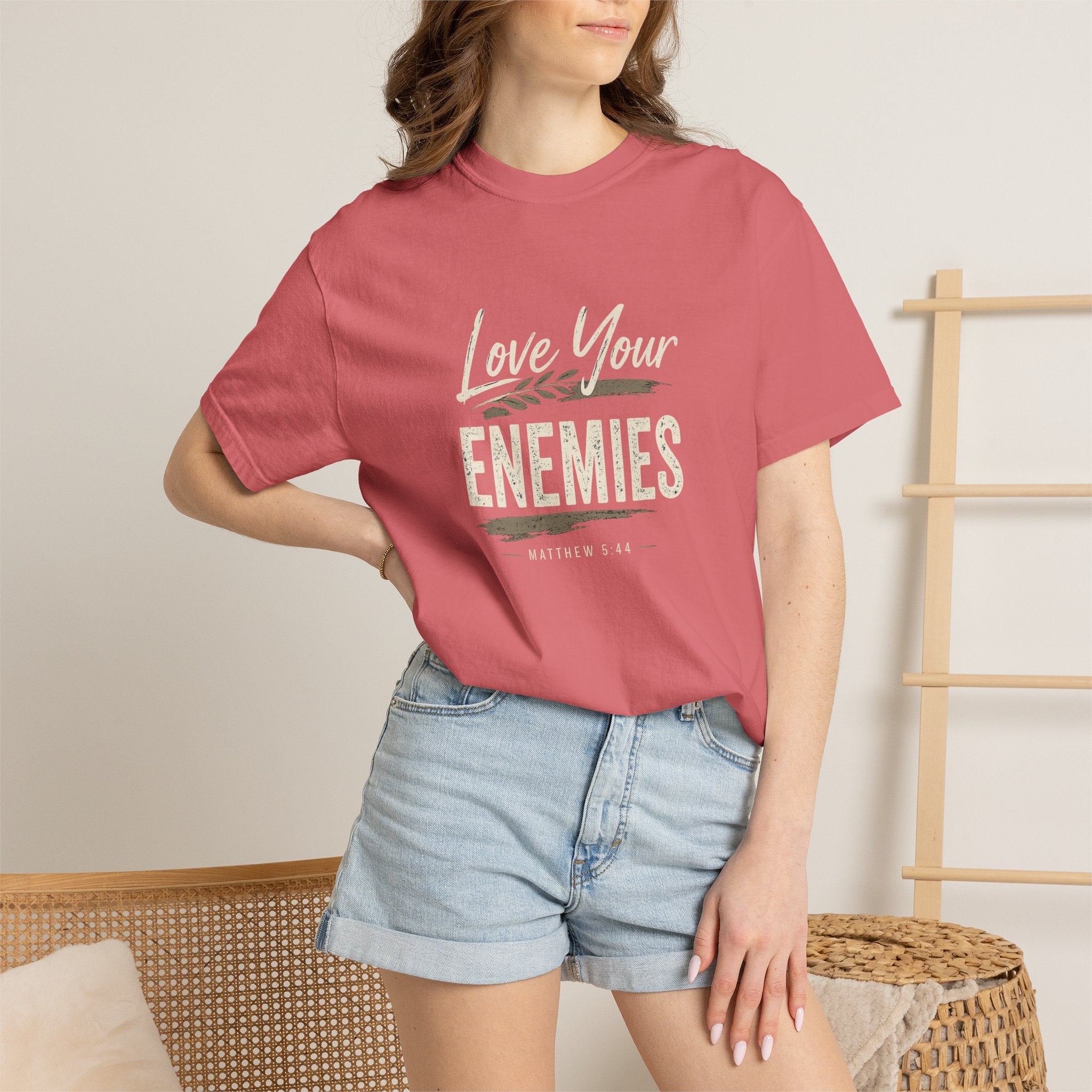 Chick-Shirts ~ Love Your Enemies — Graphic Tee