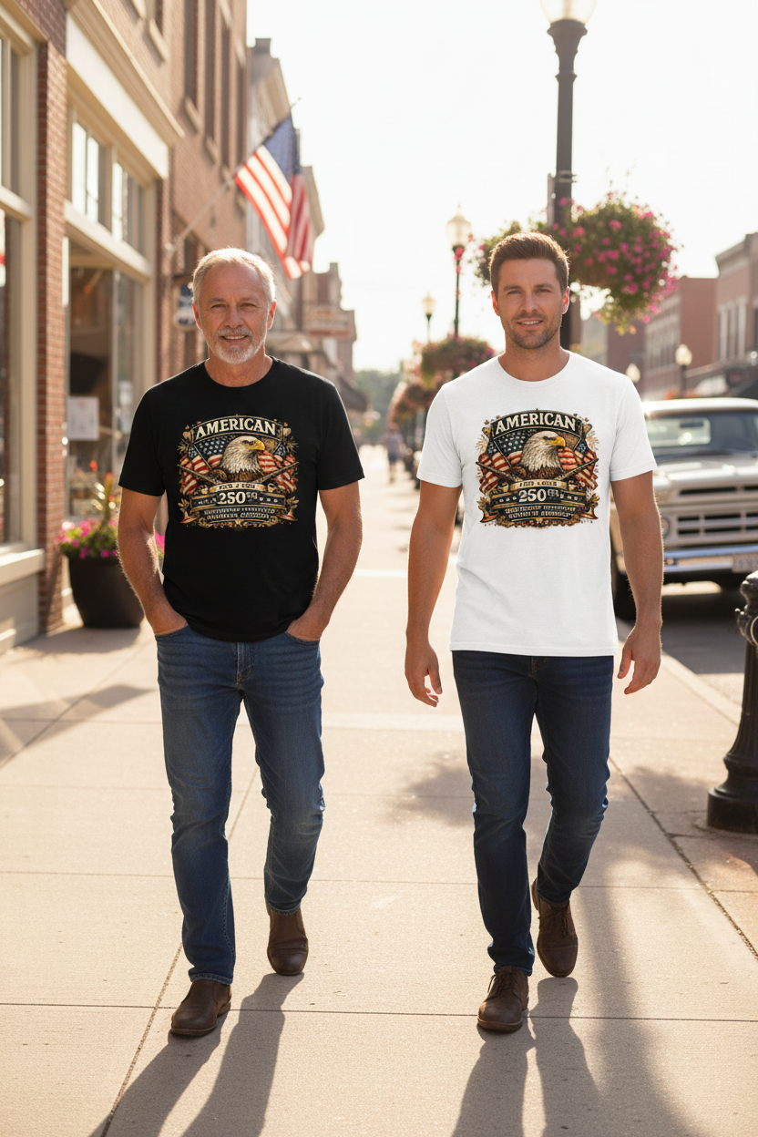 Father & Son with Exact Graphic