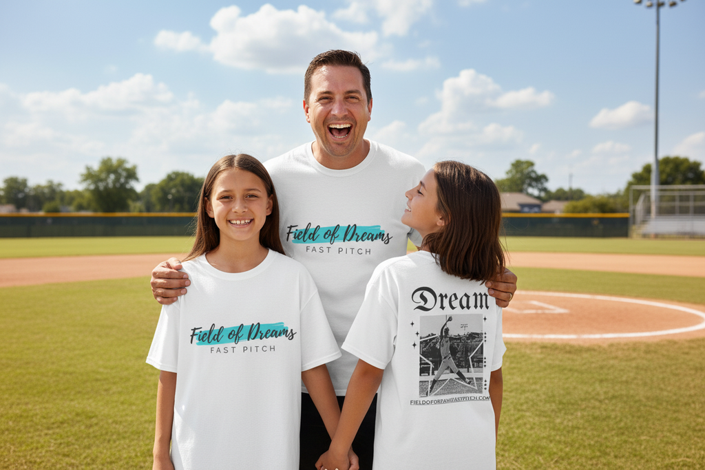 Chick-Shirts ~ Field of Dreams Fast Pitch YOUTH Sports Tee