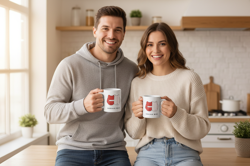 Furever Mine Couple Kitchen Lifestyle