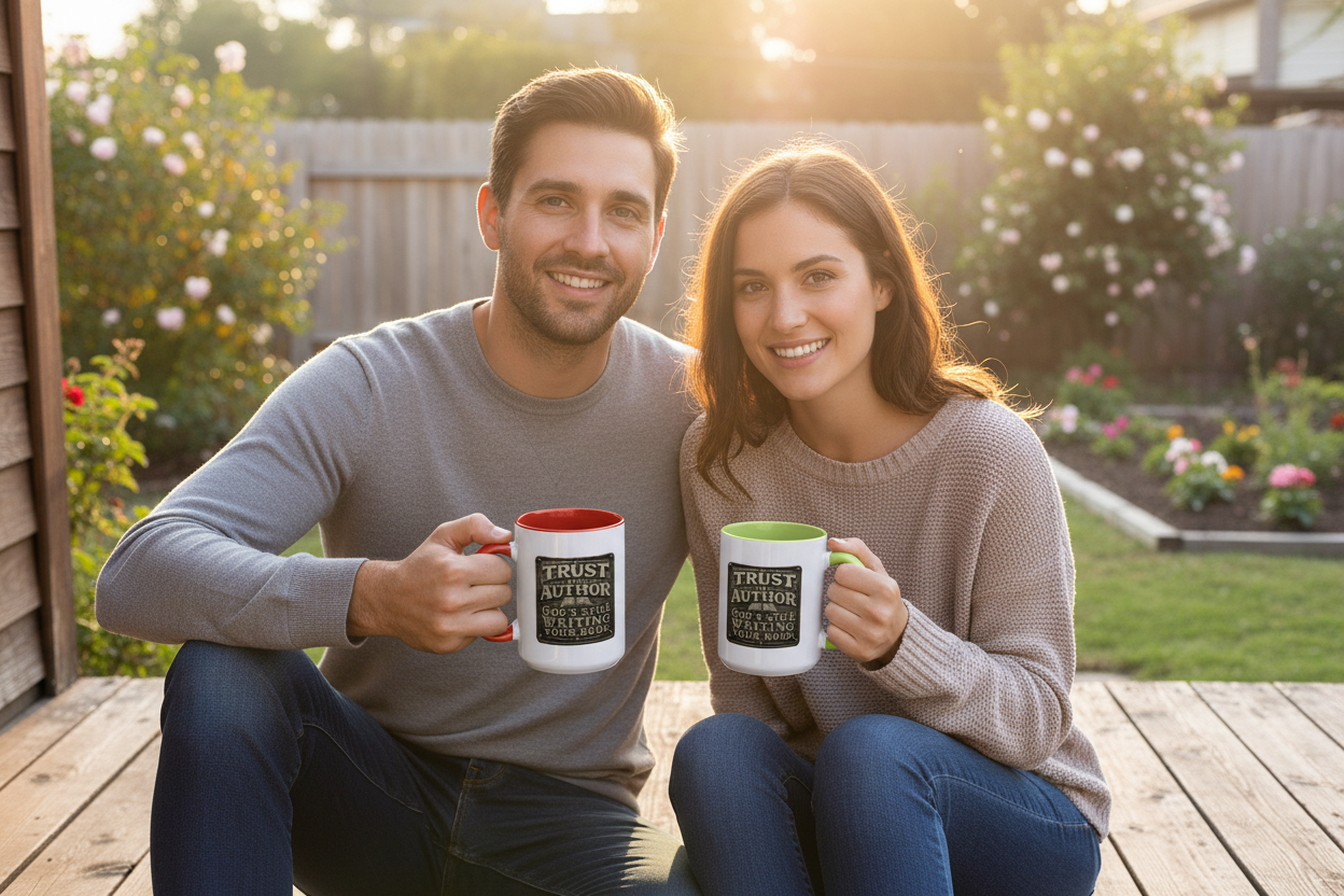 Trust the Author — Lifestyle Couple Porch